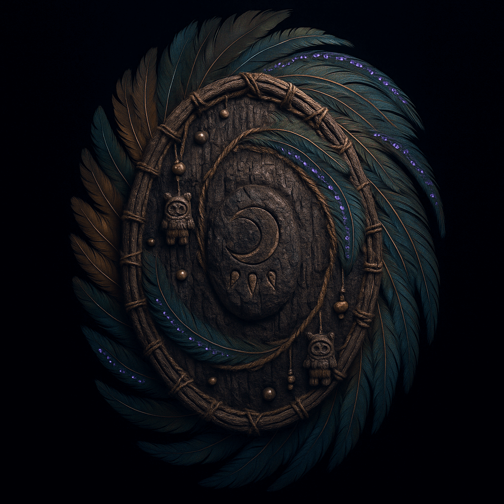 Abstract Feathered Shield v3