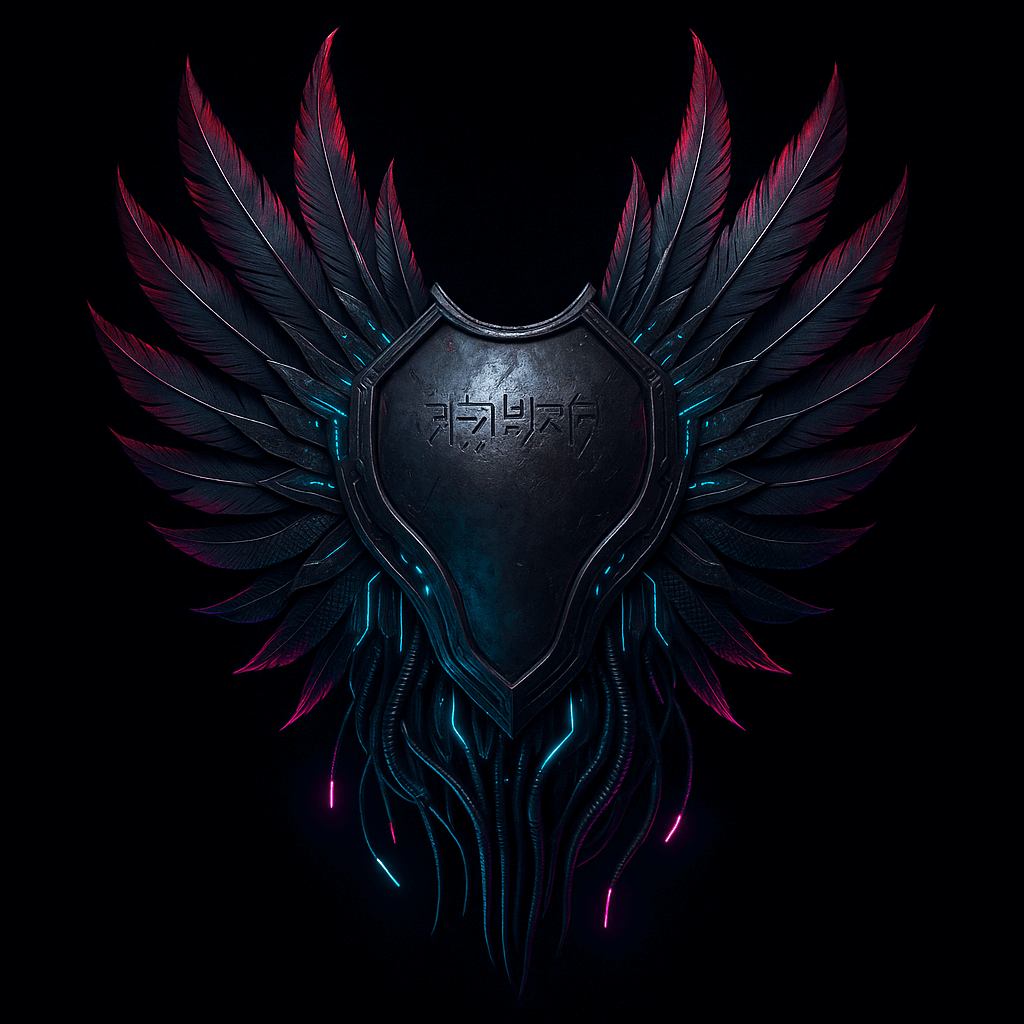 Abstract Feathered Shield v4