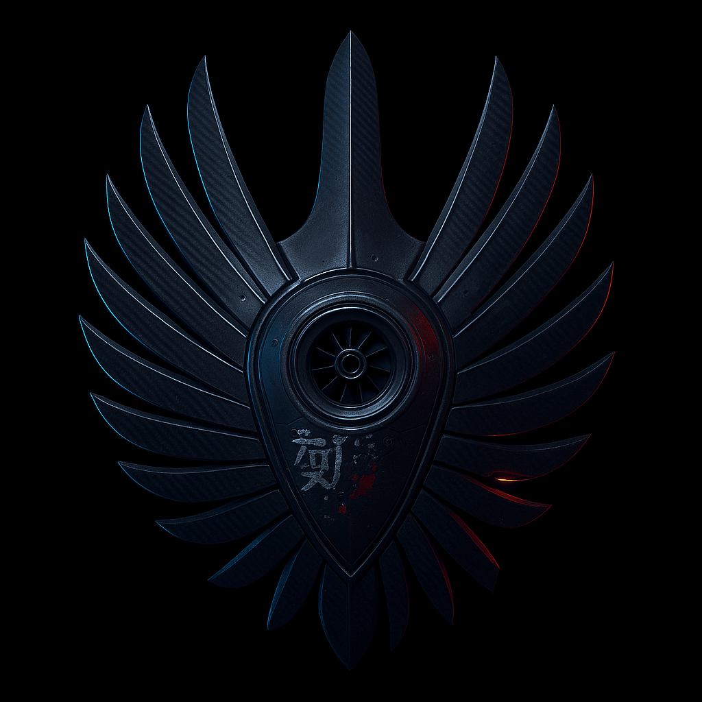 Abstract Feathered Shield v7