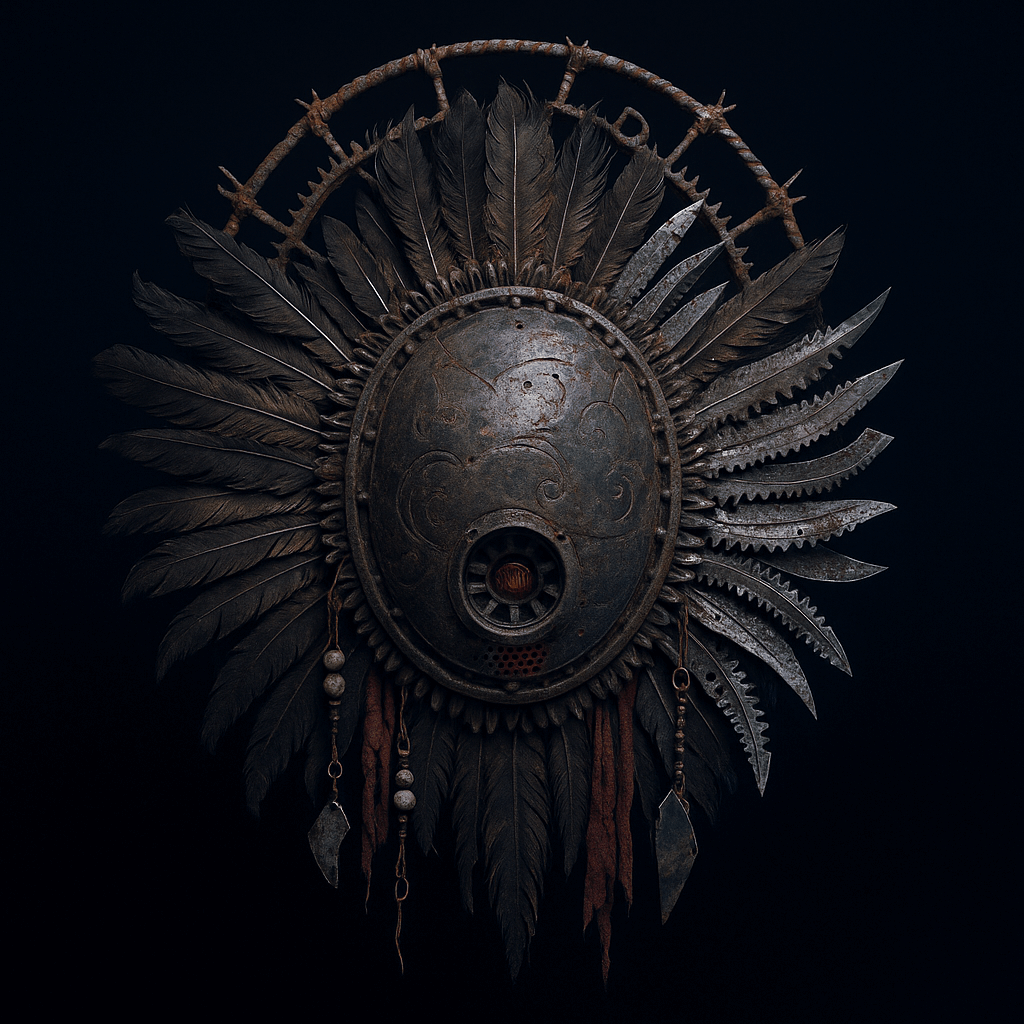 Abstract Feathered Shield v9